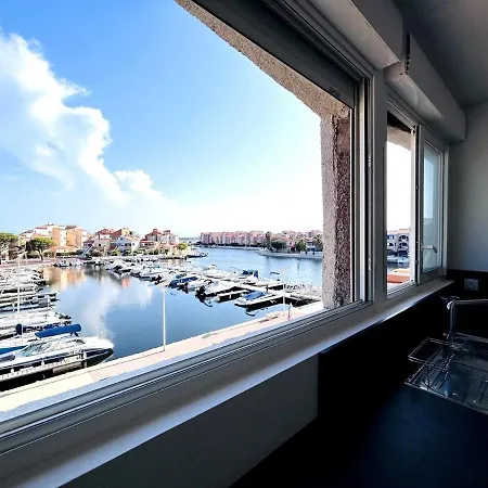Magnifique, Grand Et Moderne T3, Piscine, Wifi, Clim, Vue Et Emplacement Superbes, Coudalere * Le Barcarès