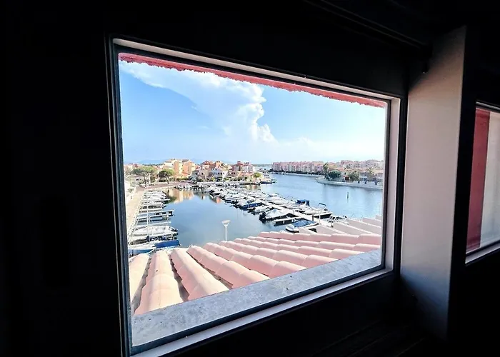 Magnifique, Grand Et Moderne T3, Piscine, Wifi, Clim, Vue Et Emplacement Superbes, Coudalere Le Barcarès